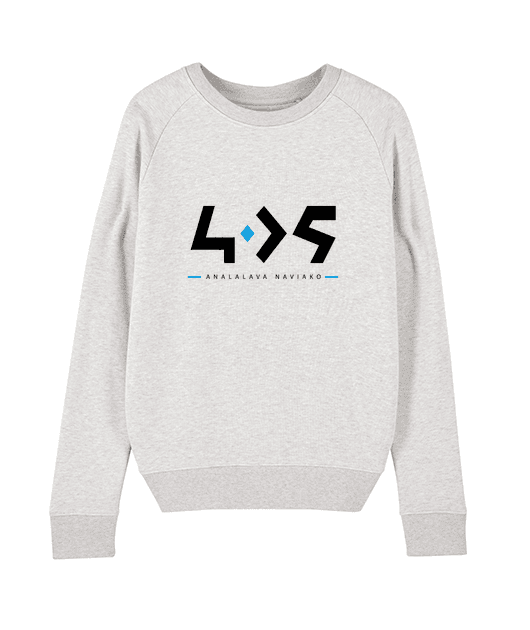 SWEATSHIRT COTON BIO FEMME ZNKA 405