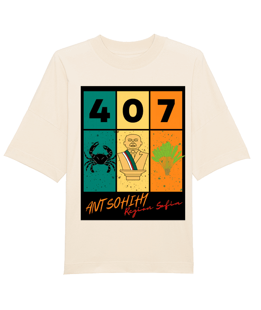 TEE SHIRT OVERSIZE BIO COTON "407 ANTSOHIHY"